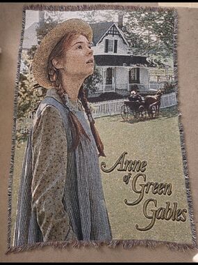 Anne of Green Gables Woven Throw Blanket - Multi-Color